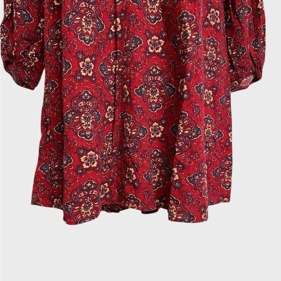 American Eagle Floral Babydoll Mini Dress Women's Sz XXS Boho Festival Coachella - Picture 8 of 16